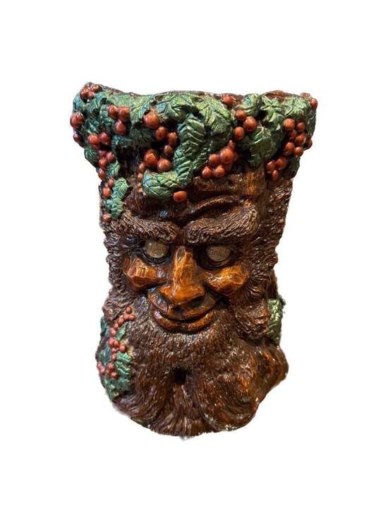 Vintage JASON CHRISTOBLE hooked nose elf treeman MATCHLESS GROVE candle holder
